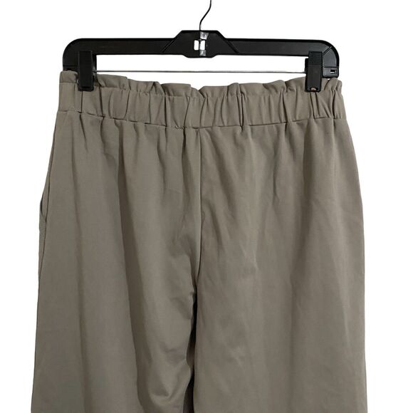 Joie Pants Woemns Size M Tan Brown Pull On Elastic Waist Straight Leg Stretch - Picture 4 of 7